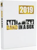 Band-in-a-box 2019 produktförpackning